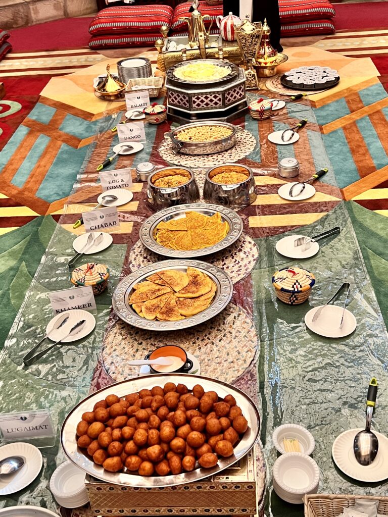 Emirati meal at the Sheikh Mohammed Centre for Cultural Understanding