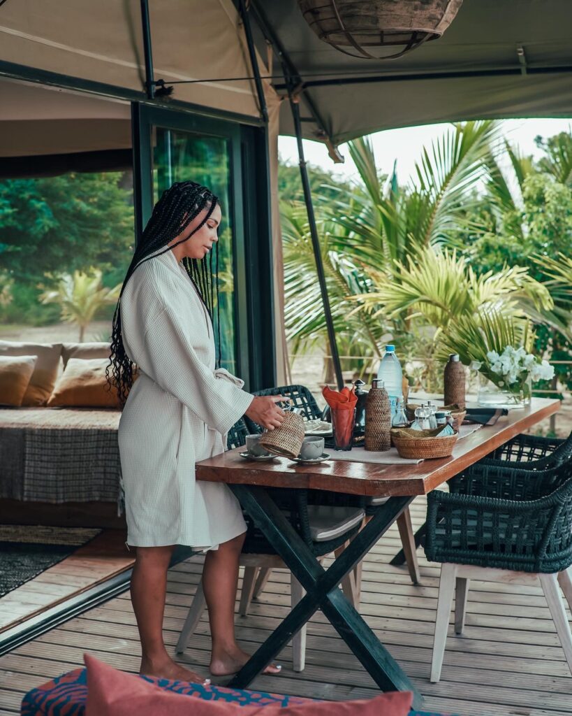 Yokan Lodge, Senegal- Camping Chic terrace 